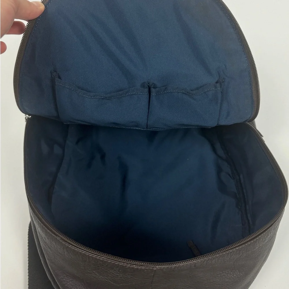 Cole Haan Brown Leather Backpack - Picture 5 of 8